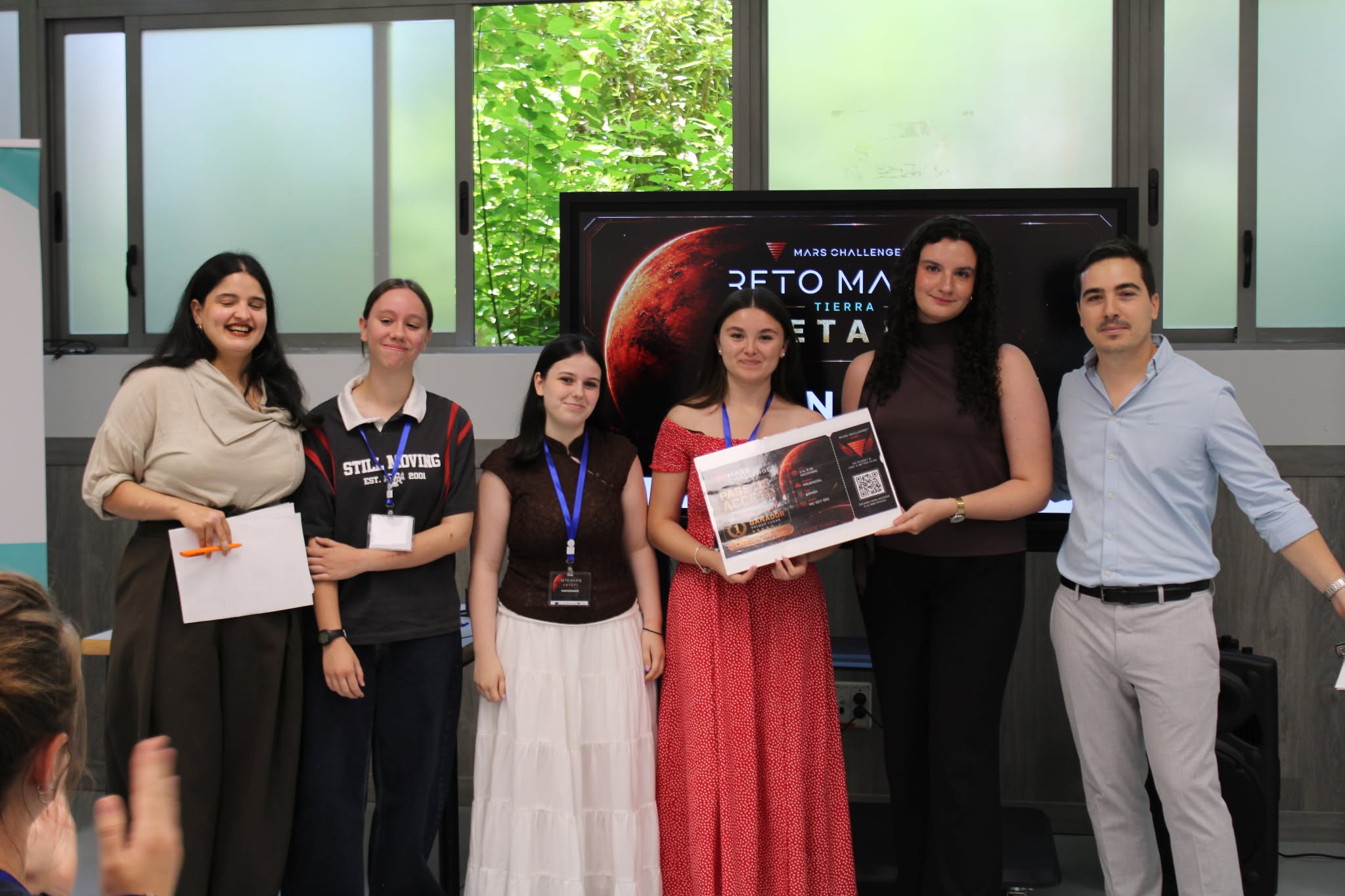 Participantes durante la fase nacional de Reto Marte 2026 en ALEF Getafe.